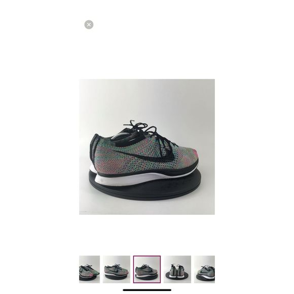 Nike Flyknit Racer Multicolor 2.0 Running Shoes 526628-304 Men’s Size 13 - Picture 5 of 12